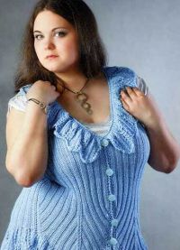 Pletená móda pro obézní ženy 5
