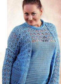 Pletená móda pro obézní ženy 8