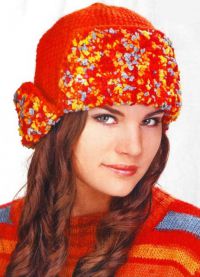 Ushanka klobouk s pletením 8