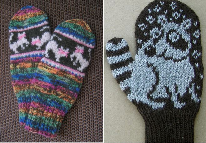 плетене рукавице 12