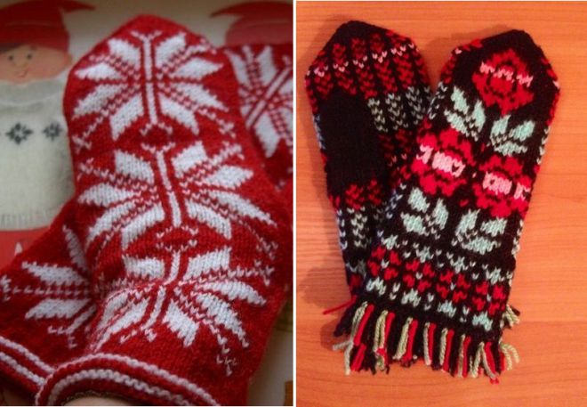 плетене рукавице 6