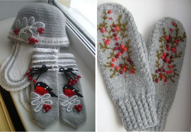 плетене рукавице 8