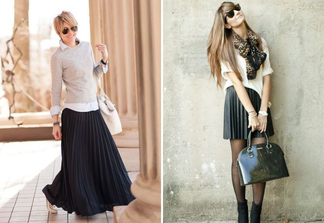какво да носите плетена плитка пола
