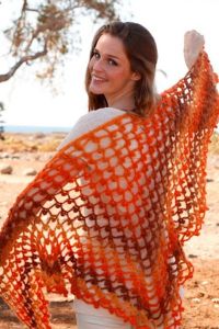 плетени шал 5