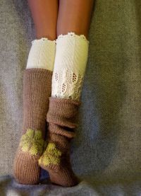 pletené koleno ponožky9