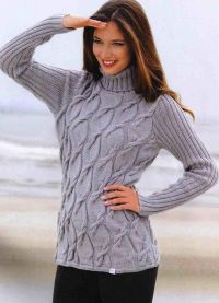 pletený svetr s hrdlem 3