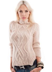 pleteni pulover z grlom 5