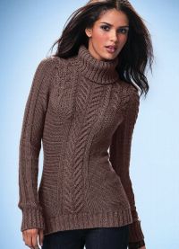 Плетени пуловери за момичета 2013 7