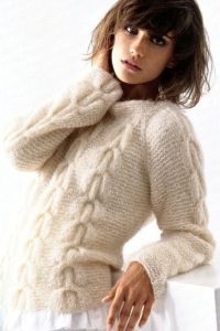 Плетени пуловери за момичета 2