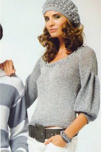 Pletené svetry pro dívky 9
