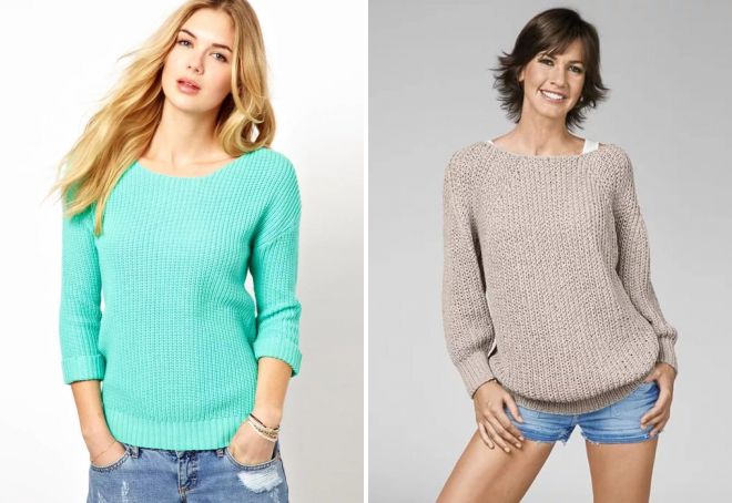 Pleteni pulover za dekle