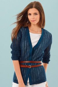 Modele dziewiarskie swetry 6