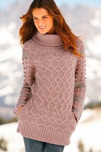 Модели на плетени пуловери 8