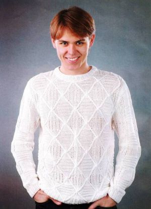 Модели за плетене за мъжки пуловери 6
