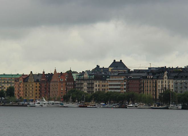 Один из элитных районов Стокгольма