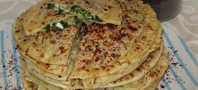 Kutaby със зелена арменска рецепта