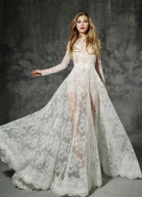 krajkové svatební šaty 201613