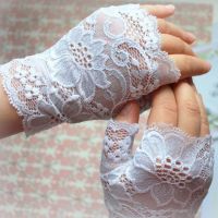 Rękawiczki koronkowe bez palców 5