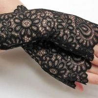 Rękawiczki koronkowe bez palców 8