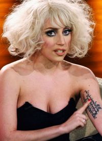 Lady Gaga's Tattoo 9