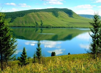 Krasnoyarskega jezera fotografija 2