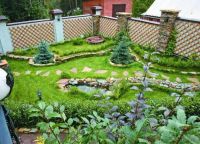 озеленяване на двора на частна къща 8