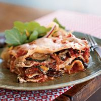 lasagna zelenina s houbami recept