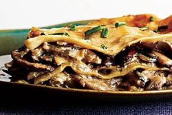 Lasagna warzywna z grzybami