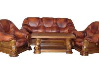 klasična kožna fotelja