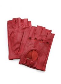 Kožené rukavice bez prstů 7