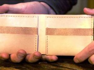 skórzany portfel z własnymi rękami24