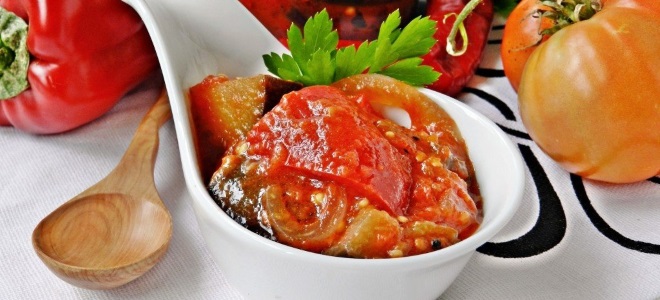 bakłażan i pomidor