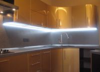 LED светлини за работната площ на кухнята -5