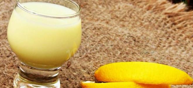 Лимончело ликер крема - рецепт