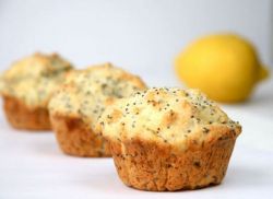 tvaroh a citrónové muffiny