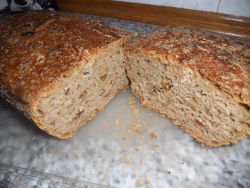 przaśny chleb w piekarniku