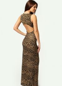 хаљина са леопардом штампе 4