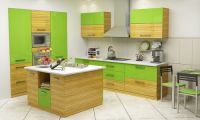 zelené fasády pro kuchyň 3