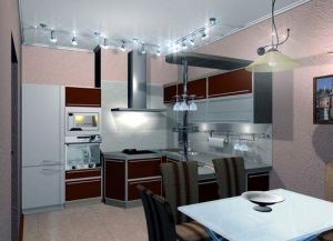 таванско осветление в кухнята 2