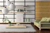 Japonský styl obývací pokoj3