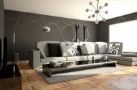 Obývací pokoj v minimalistickém stylu 1