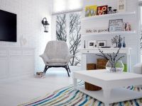 Skandinávský stylový obývací pokoj 2