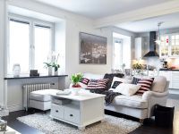 Skandinávský stylový obývací pokoj 3