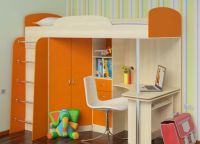 Podstrešje za otroke z delovnim prostorom5