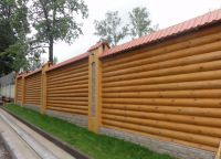 дървена ограда 1