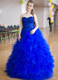 duga plava haljina 11