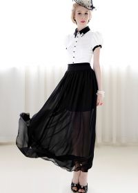 2013 dlouhé šifonové sukně 6