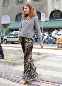 дълга леопардна пола с какво да носите 4