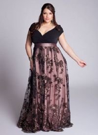 dlouhá sukně pro obézní ženy