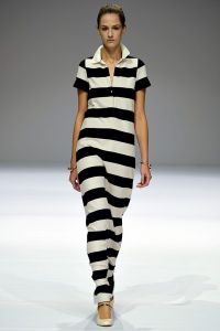 Striped Long Dress 4